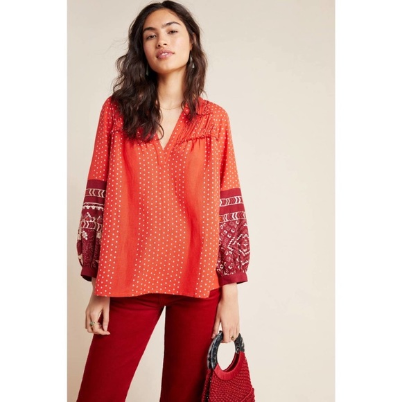 Anthropologie Tops - Anthropologie Vineet Bahl Nora Peasant Top